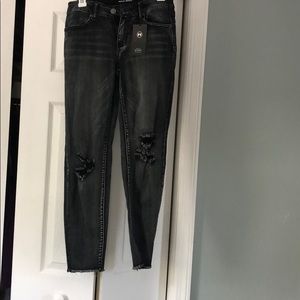 Ashley Mason black distressed jeans